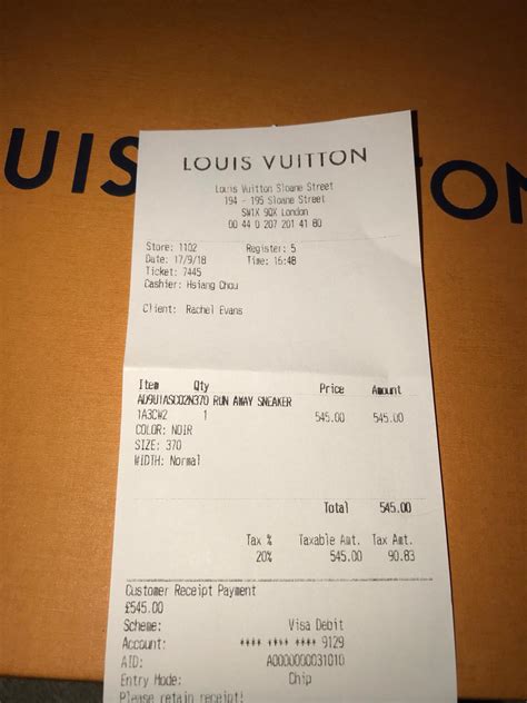 how to make a louis vuitton receipt|Louis Vuitton receipt pdf.